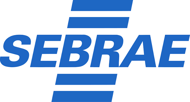 Logo do Sebrae, parceiro da 34 Tec